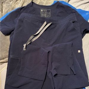 Figs scrubs, navy